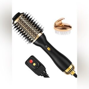 Hot air brush! Blow dry, straightening, curling, fluffing, inner buckle and more
